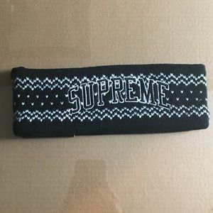 Black Supreme ARC Logo Winter Headband